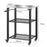 3-Shelf Outdoor Grill Cart, Outdoor Kitchen w/ Stainless Steel Top