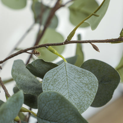 2 Pack Artificial Plants, Faux Silk Eucalyptus Trees, 120cm