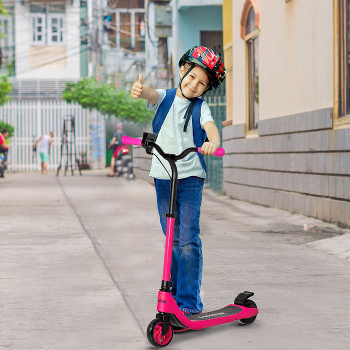 120W Electric Scooter w/ Battery Level Display, Rear Break - Pink