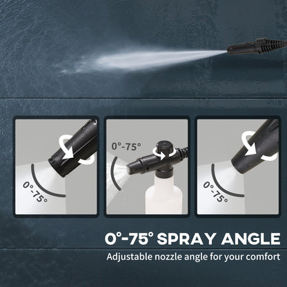 Portable Power Washer 1800W, 150 Bar, 510 L/h for Garden, Car, Green