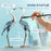 Crane Garden Ornaments, 2 PCS Steel Garden Statue Set Multi-Colour