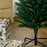 6' Artificial Prelit Christmas Trees Holiday D√©cor with Colourful LED Lights, Pencil Shape, Steel Base