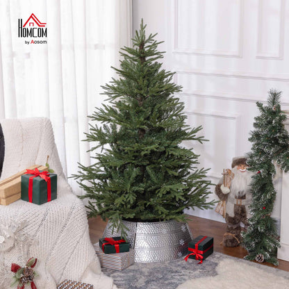 5 Foot Artificial Christmas Tree with Realistic Hinged Branches, Green