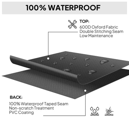 275x205cm Outdoor Furniture Protective Cover Black