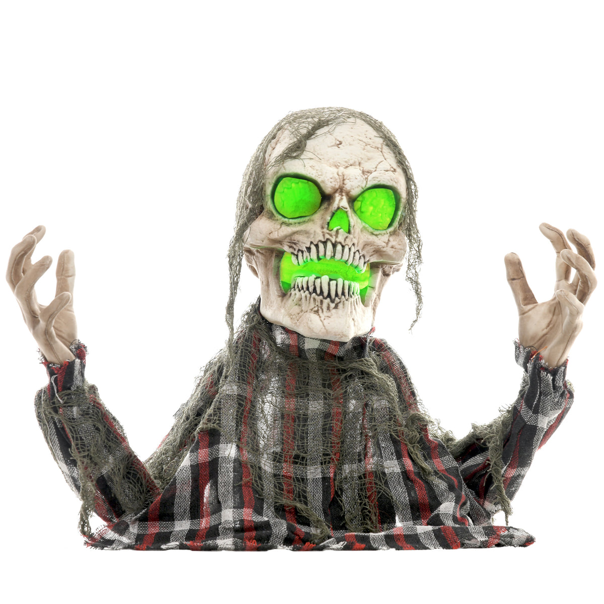 Groundbreaker Skeleton Halloween Animatronic Prop for Indoor Outdoor