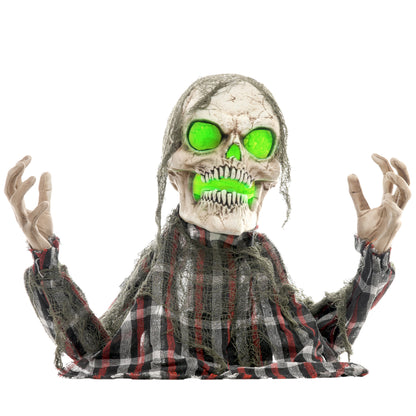 Groundbreaker Skeleton Halloween Animatronic Prop for Indoor Outdoor