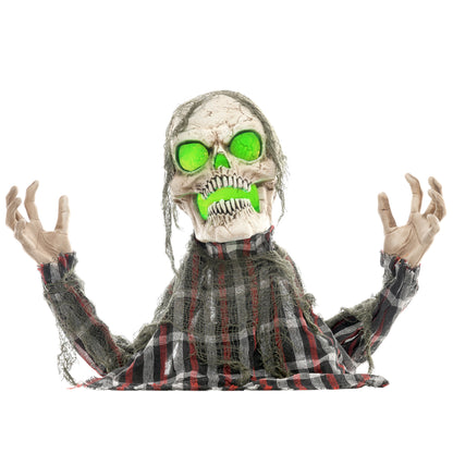 Groundbreaker Skeleton Halloween Animatronic Prop for Indoor Outdoor