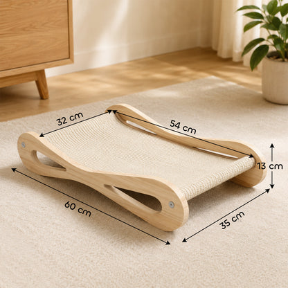 2 in 1 Sisal Cat Scratcher Bed Cat Scratching Board and Lounger