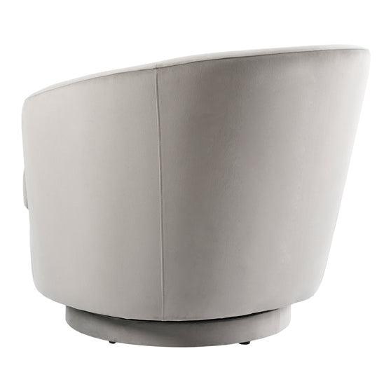 Melville Swivel Chair - Dove Grey