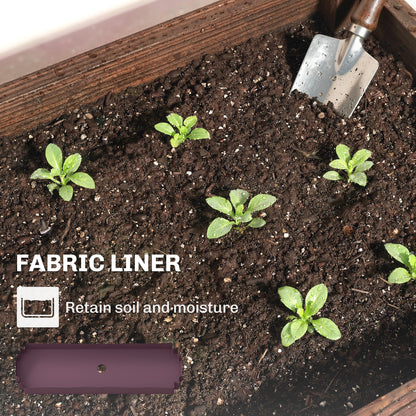 3-Tier Wooden Raised Planter, Raised Garden Bed on Legs