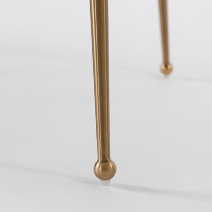Mason Dining Table – Brushed Gold Legs