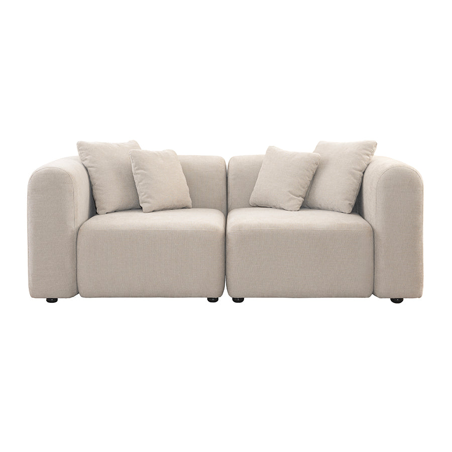 Dune Two Seat Sofa – Parchment