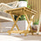 Wooden Folding Garden Table, Folding Side Table, Nature Wood Finish