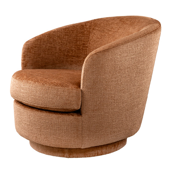 Melville Swivel chair - Terracotta