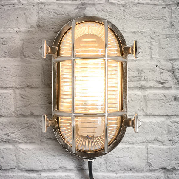 Tristan Oval Cage Wall Light