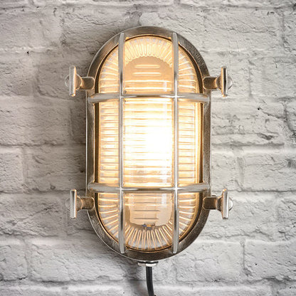 Tristan Oval Cage Wall Light