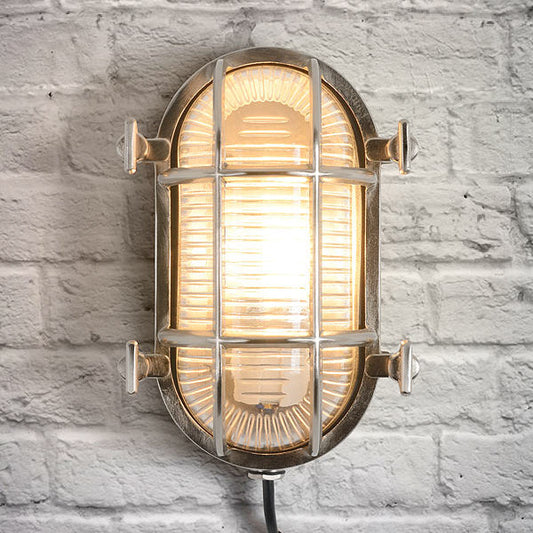 Tristan Oval Cage Wall Light