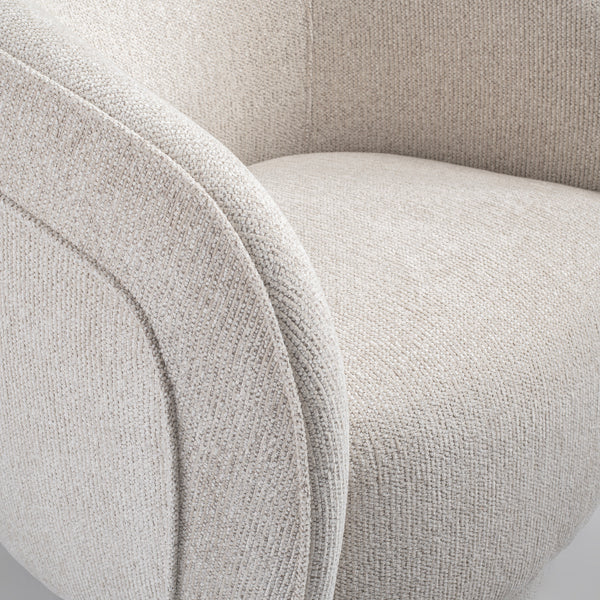 Orla Swivel Chair - Travertine