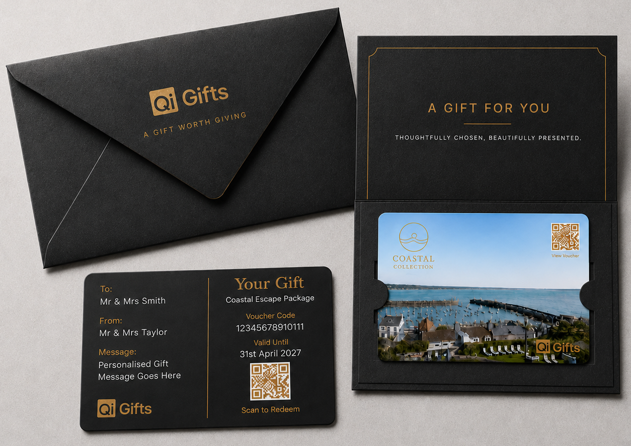 Premium physical gift card presentation