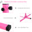 Steel Frame Adjustable Horizonal Gymnastics Bar for Kids Pink