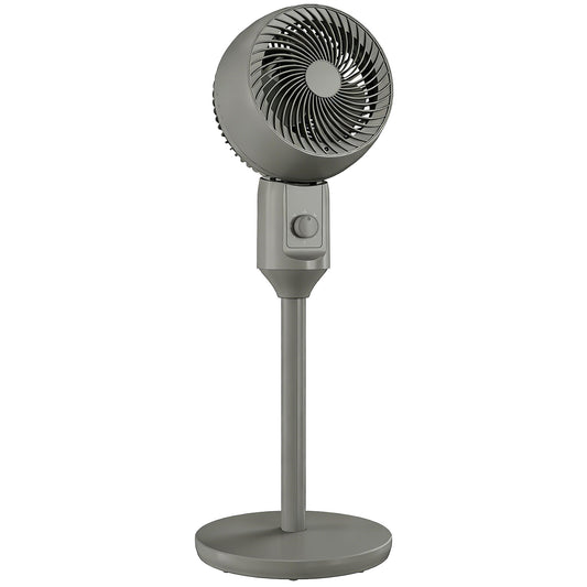 9" Pedestal Cooling Fan with Adjustable Speed, Grey