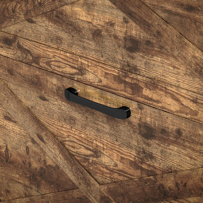 Narrow Shoe Cabinet Farmhouse Slim Shoe Storage Cabinet Rustic Brown