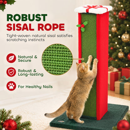 81cm Tall Cat Scratching Post for Indoor Cats with Bell Toy