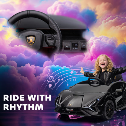 Lamborghini SIAN 12V Electric Car for Kids w/ Remote Control