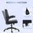 Mesh Office Chair with Flip-up Armrests, Ergonomic Computer Desk Chair with Lumbar Support and Swivel Wheels, Black