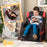 2 in 1 Kids Armchair Recliner, PU Leather, for 3-9 Years Old, Black