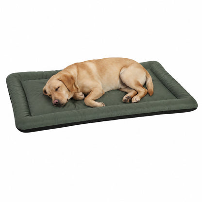 Waterproof Dog Bed Foldable Washable with Anti-Slip Bottom, Green