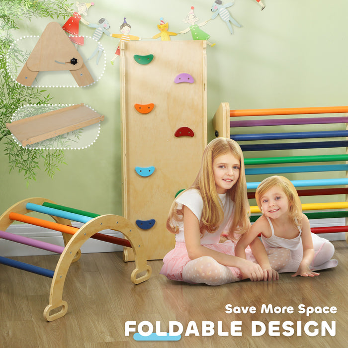 5 in 1 Toddler Climbing Frame with Ramp, Arch, for 18-48 Months