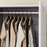 Wardrobe for Bedroom, Double Wardrobe with Hanging Rail, White