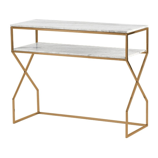 Alhambra Brass Console Table