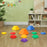 11PCs Kids Stepping Stones, Non-Slip Stackable River Stones