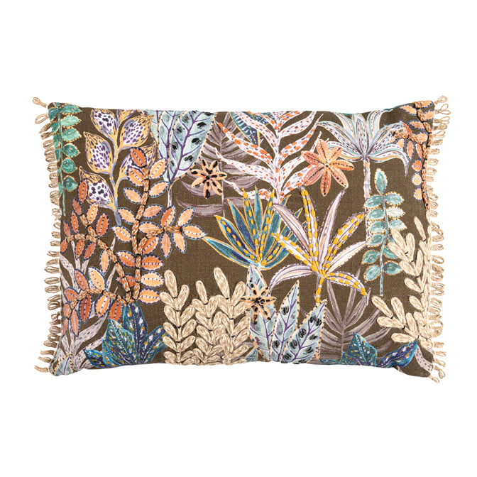Bali Embroidered Rectangular Cushion