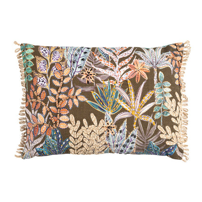 Bali Embroidered Rectangular Cushion