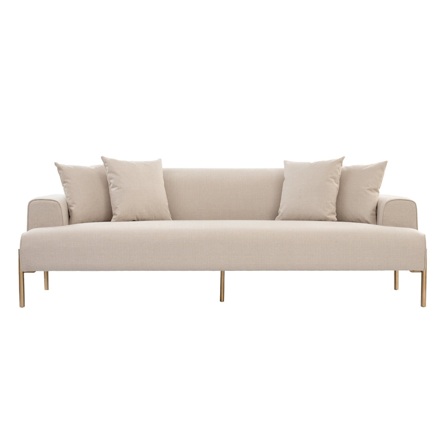 Duke Three Seat Sofa – Limestone
