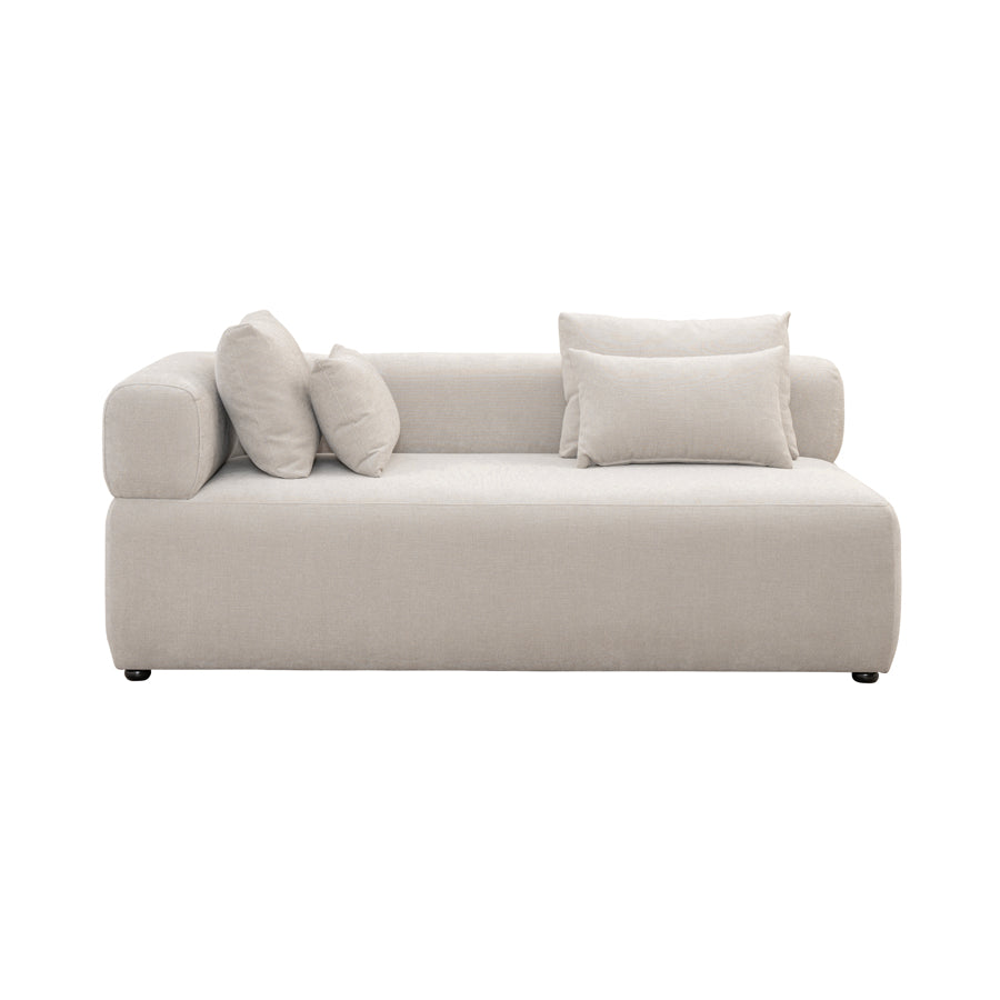 Beck Left Hand Chaise Longue – Parchment