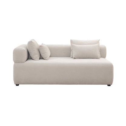 Beck Left Hand Chaise Longue – Parchment
