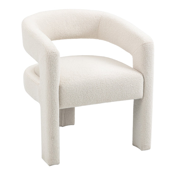 Santini Dining Chair – Ivory Borg