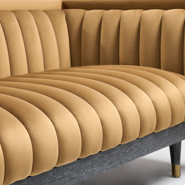 Metz Two Seat Sofa - Camel
