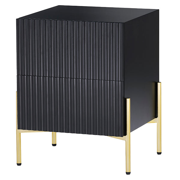 Lexington Black Bedside Table