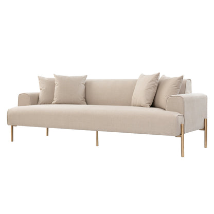 Duke Three Seat Sofa – Limestone