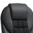 Executive Office Chair High Back Computer Chair with Armrests Black