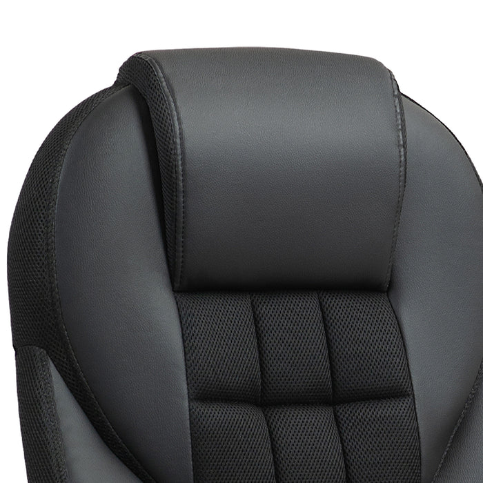 Executive Office Chair High Back Computer Chair with Armrests Black