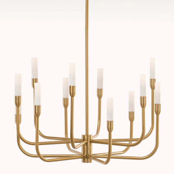 Gracia Twelve Light Pendant Brass