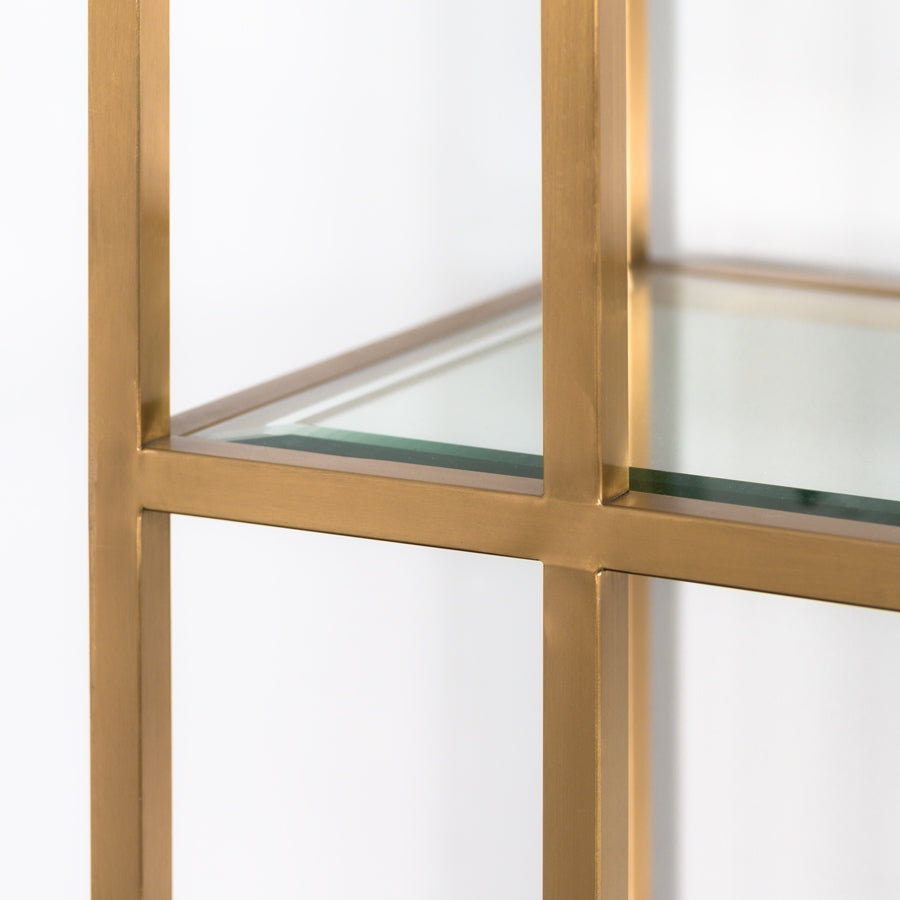 Otto Brass Shelf Unit