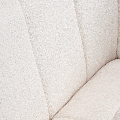 Essen Two Seat Sofa – Ivory Chenille