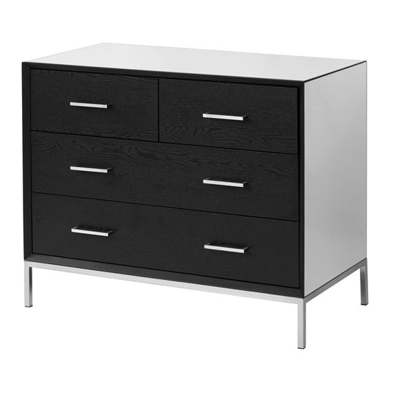 Trio Black Chest of Drawers